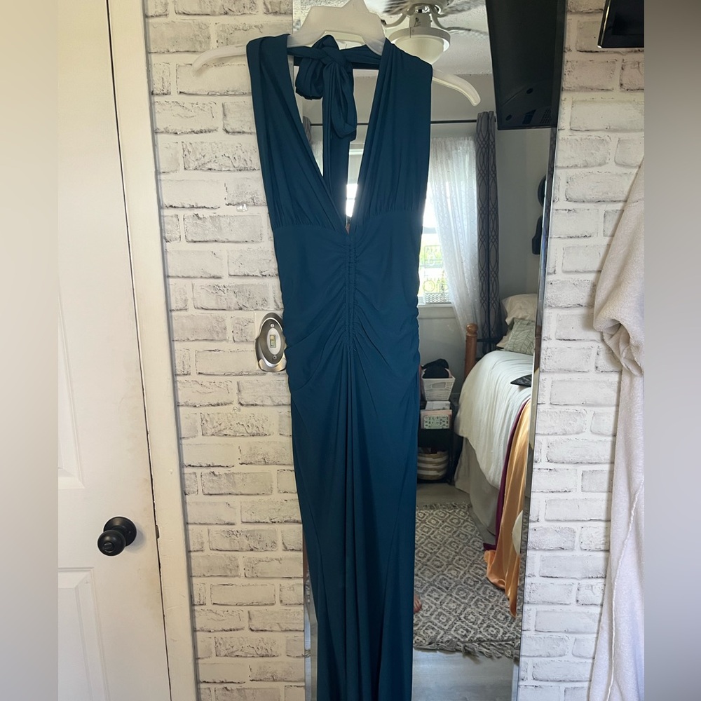 Hello Molly Teal Dress- Medium